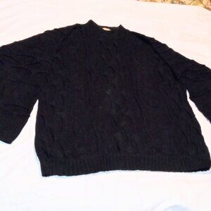 Vintage Elegant Pullover (NAVY BLUE OR BLACK) 2X Sweater